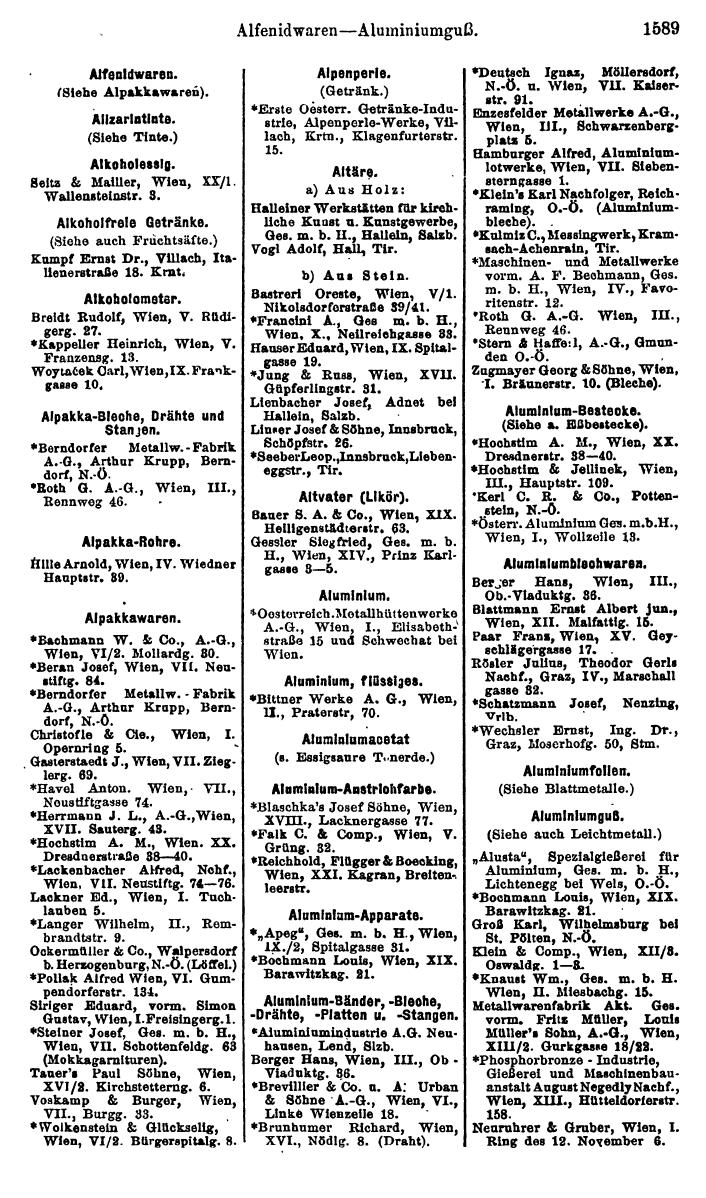 Compass. Finanzielles Jahrbuch 1923, Band IV: Österreich. - Page 2157