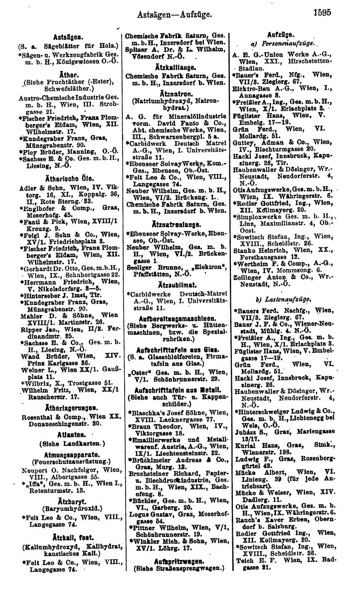 Compass. Finanzielles Jahrbuch 1923, Band IV: Österreich. - Seite 2163