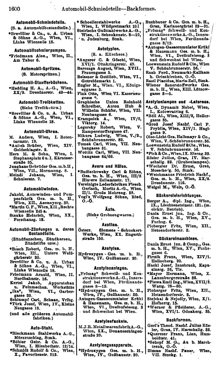 Compass. Finanzielles Jahrbuch 1923, Band IV: Österreich. - Page 2168