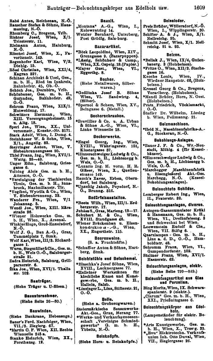 Compass. Finanzielles Jahrbuch 1923, Band IV: Österreich. - Page 2185