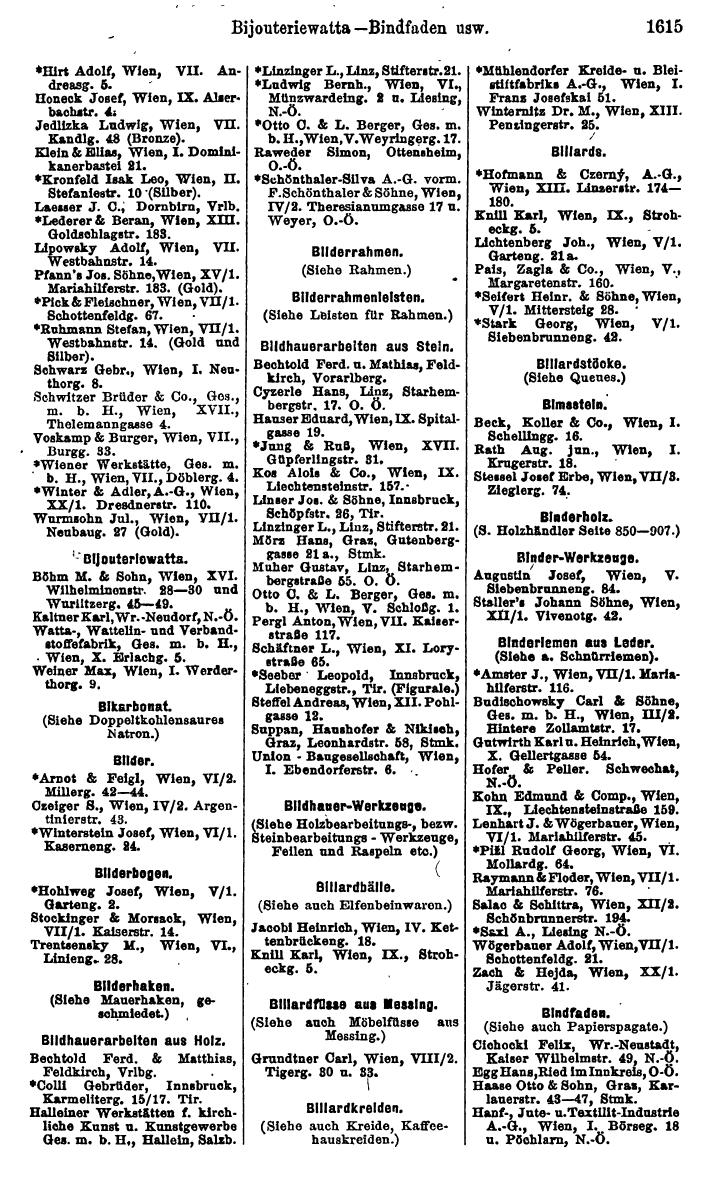 Compass. Finanzielles Jahrbuch 1923, Band IV: Österreich. - Page 2191