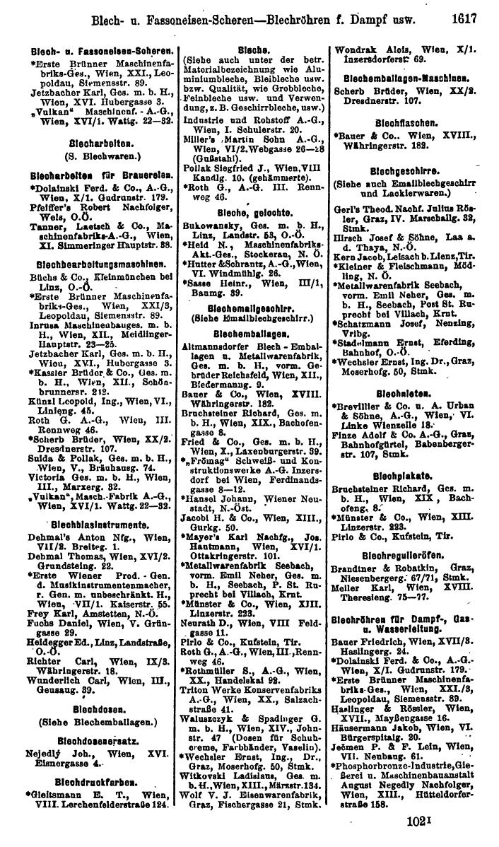 Compass. Finanzielles Jahrbuch 1923, Band IV: Österreich. - Page 2193