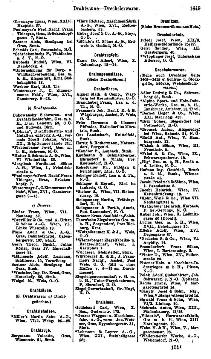 Compass. Finanzielles Jahrbuch 1923, Band IV: Österreich. - Page 2225