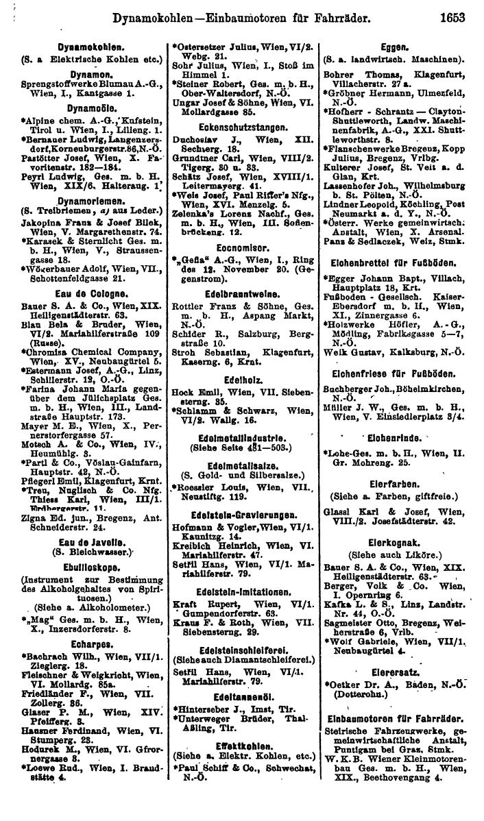 Compass. Finanzielles Jahrbuch 1923, Band IV: Österreich. - Page 2229