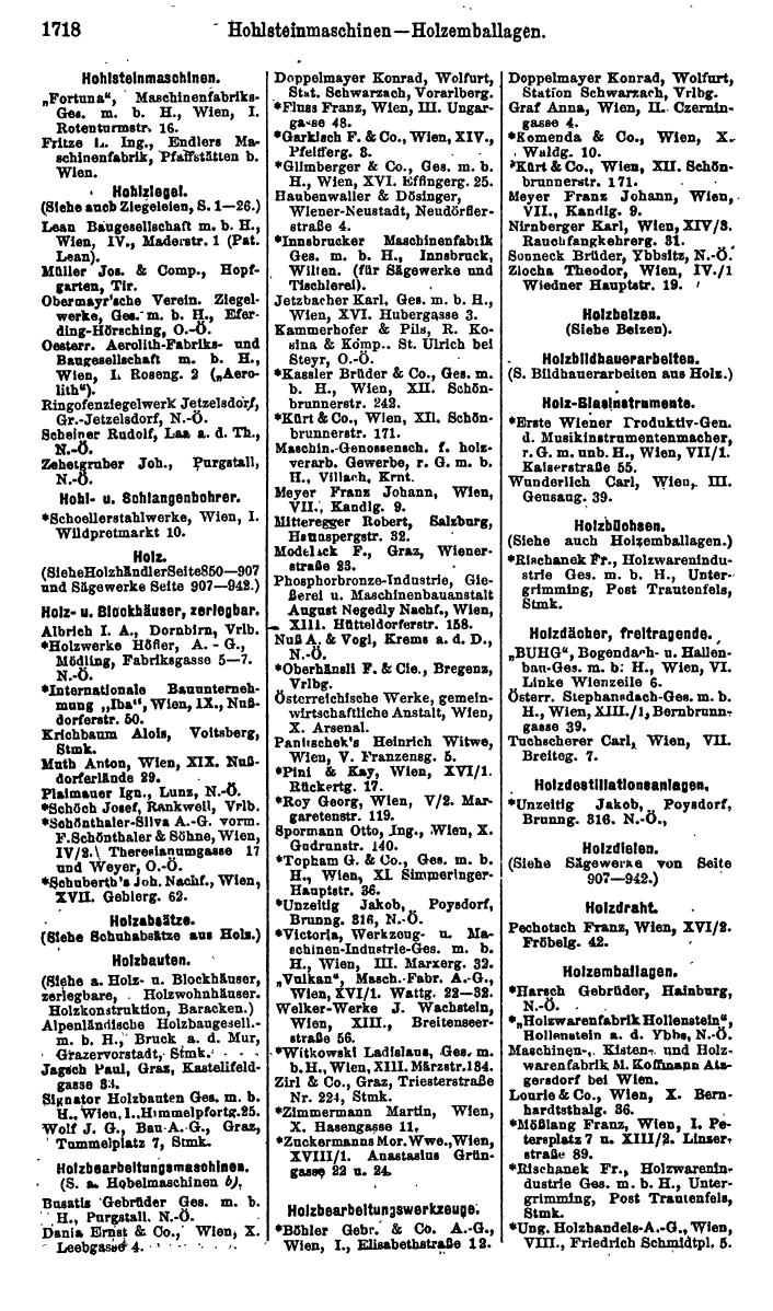 Compass. Finanzielles Jahrbuch 1923, Band IV: Österreich. - Page 2294