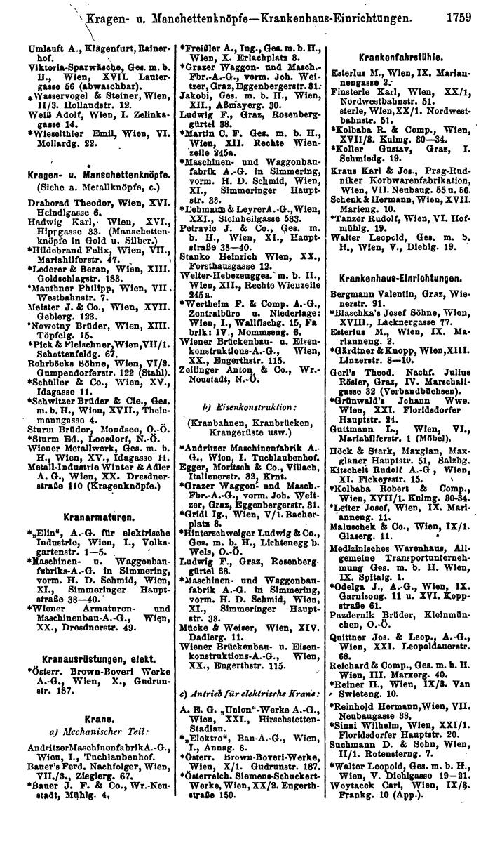 Compass. Finanzielles Jahrbuch 1923, Band IV: Österreich. - Page 2335