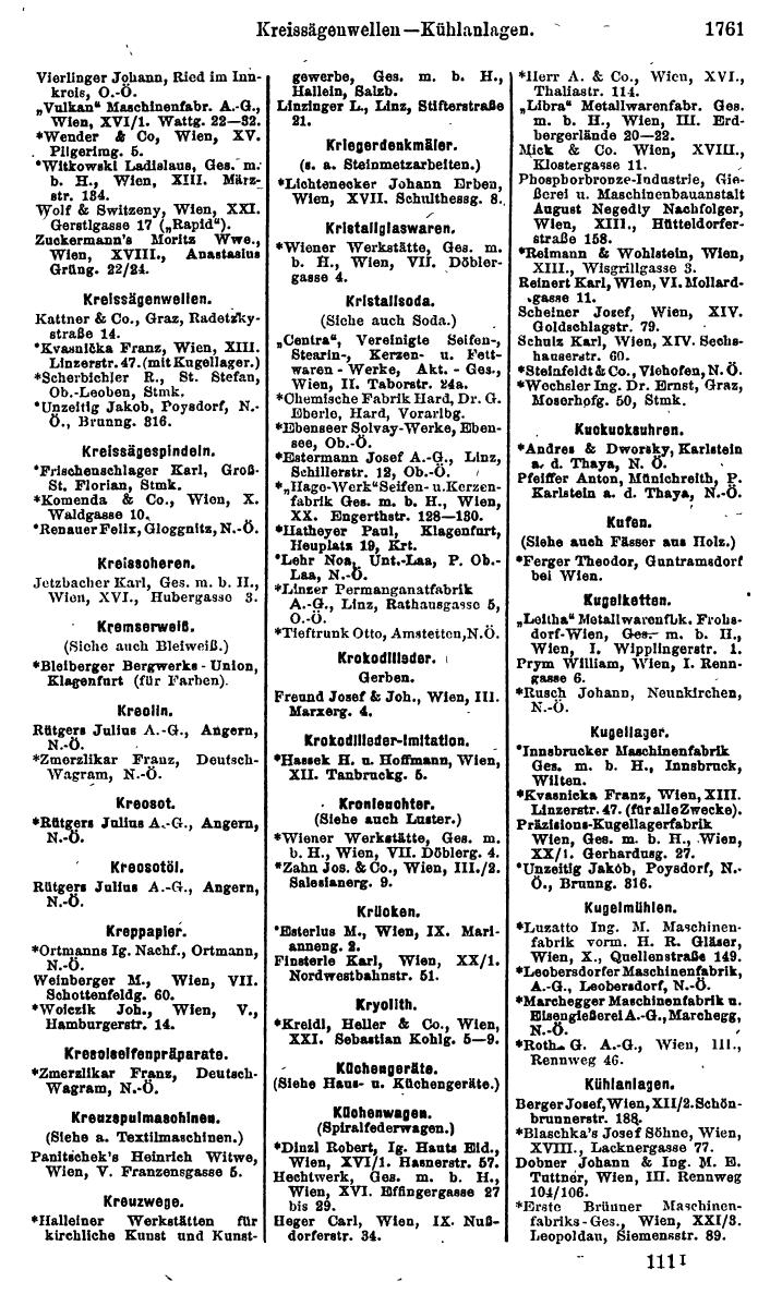 Compass. Finanzielles Jahrbuch 1923, Band IV: Österreich. - Page 2337