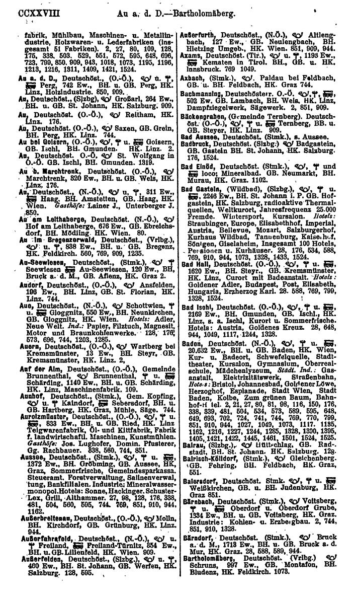 Compass. Finanzielles Jahrbuch 1923, Band IV: Österreich. - Page 234