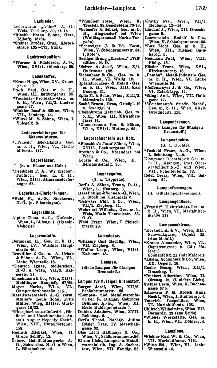 Compass. Finanzielles Jahrbuch 1923, Band IV: Österreich. - Seite 2345