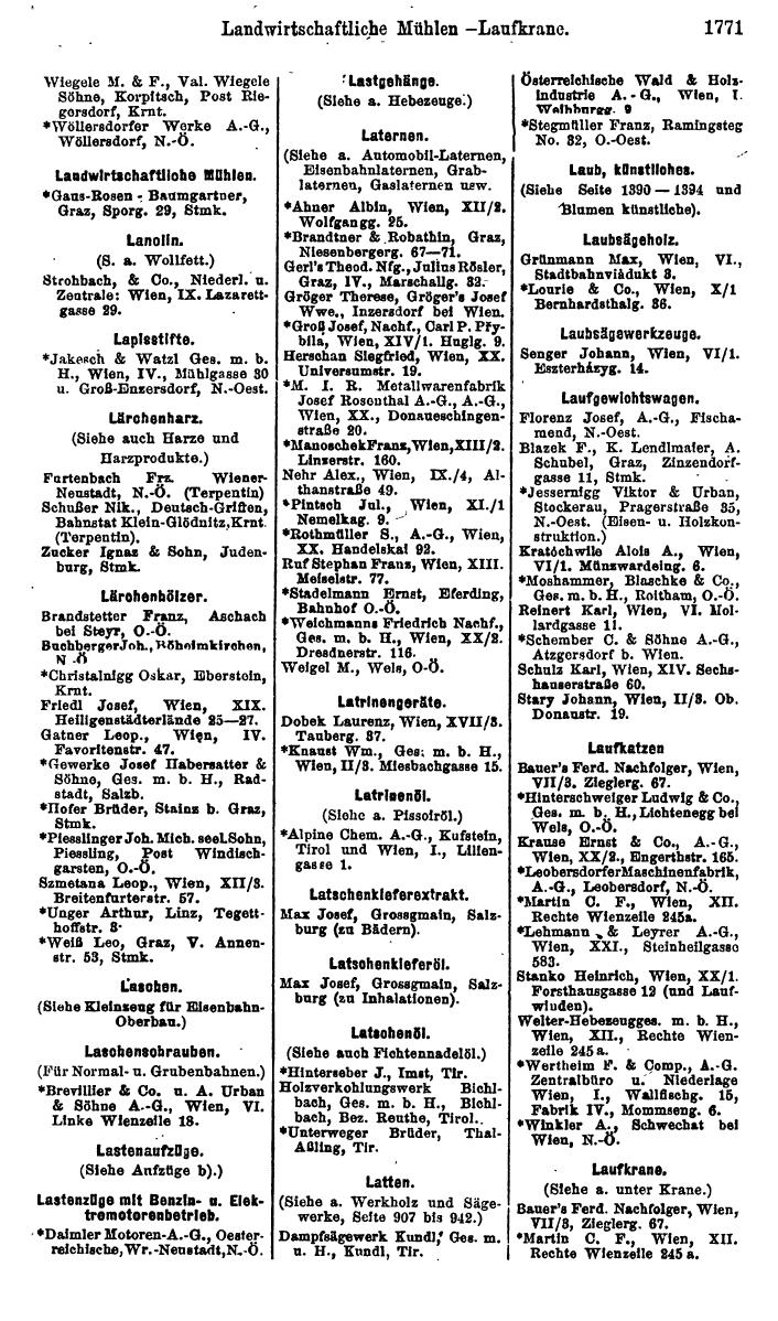 Compass. Finanzielles Jahrbuch 1923, Band IV: Österreich. - Page 2347