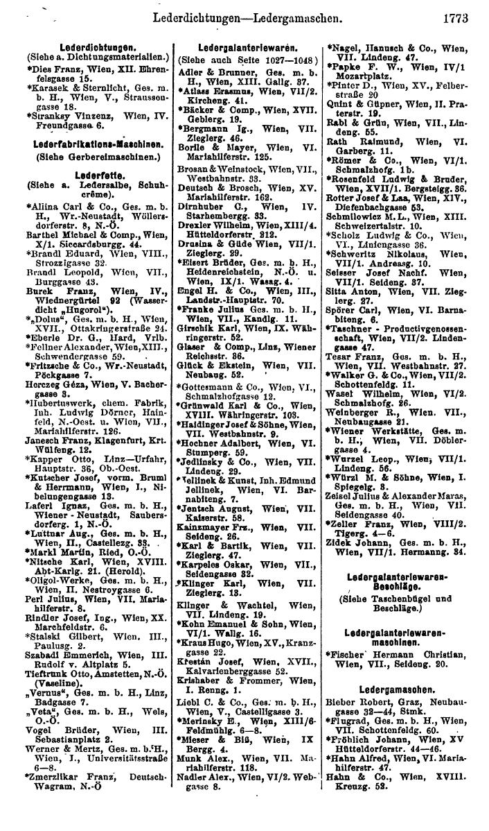 Compass. Finanzielles Jahrbuch 1923, Band IV: Österreich. - Page 2349