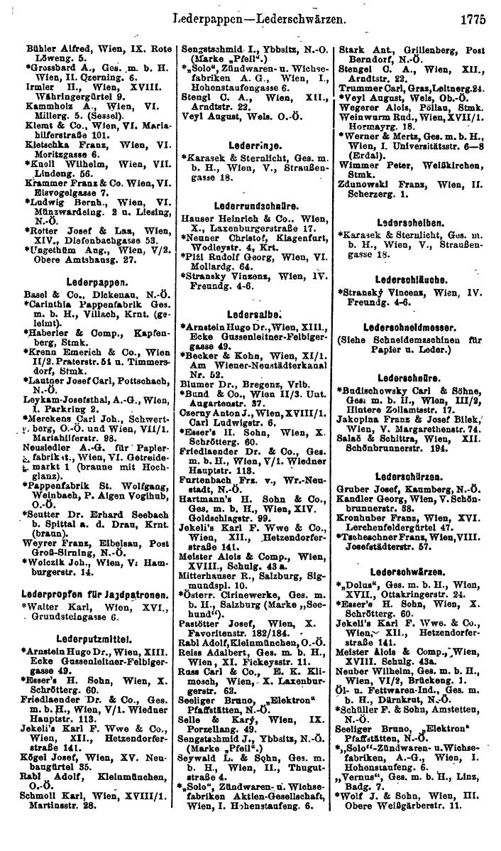 Compass. Finanzielles Jahrbuch 1923, Band IV: Österreich. - Page 2351