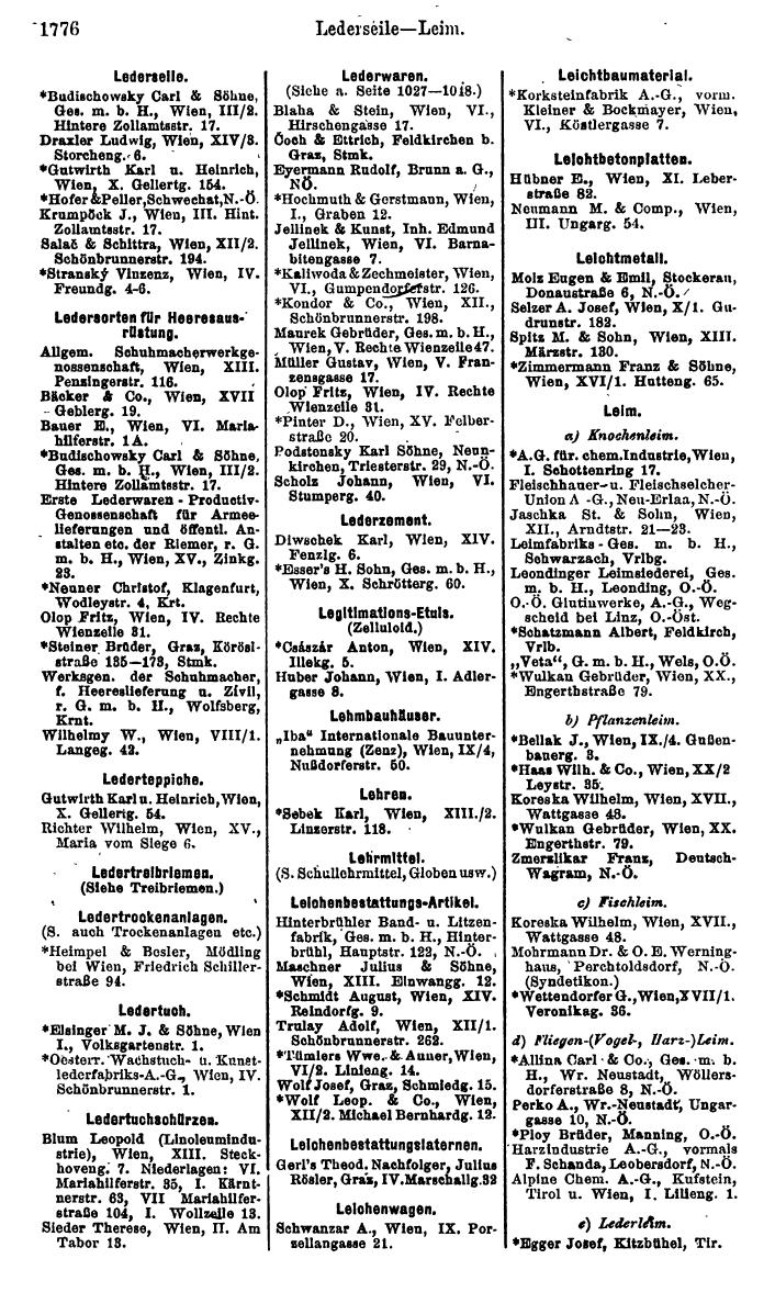 Compass. Finanzielles Jahrbuch 1923, Band IV: Österreich. - Page 2352
