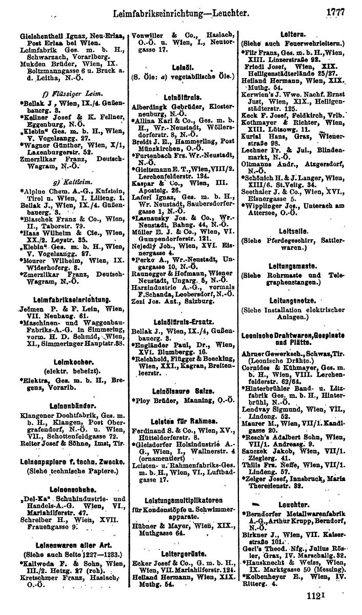 Compass. Finanzielles Jahrbuch 1923, Band IV: Österreich. - Page 2353