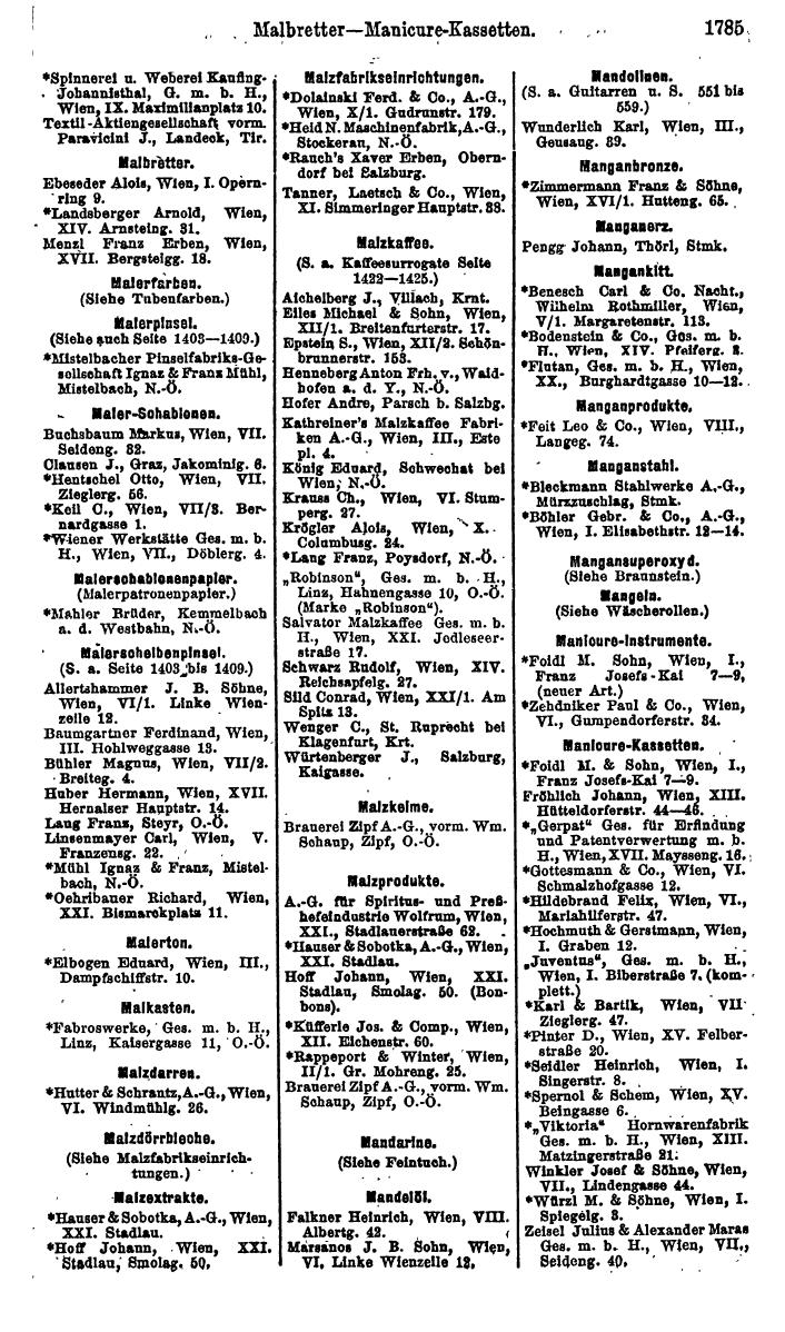Compass. Finanzielles Jahrbuch 1923, Band IV: Österreich. - Page 2361