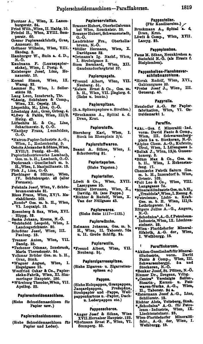 Compass. Finanzielles Jahrbuch 1923, Band IV: Österreich. - Seite 2395