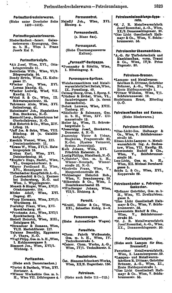 Compass. Finanzielles Jahrbuch 1923, Band IV: Österreich. - Page 2399