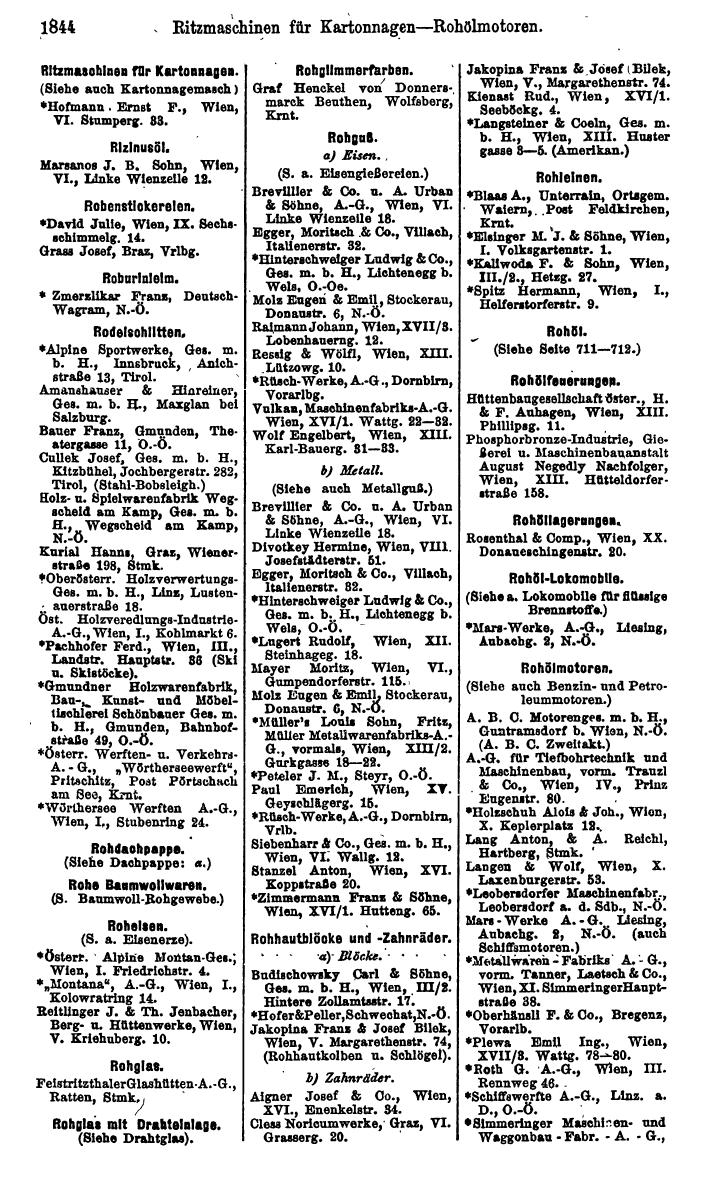 Compass. Finanzielles Jahrbuch 1923, Band IV: Österreich. - Seite 2420