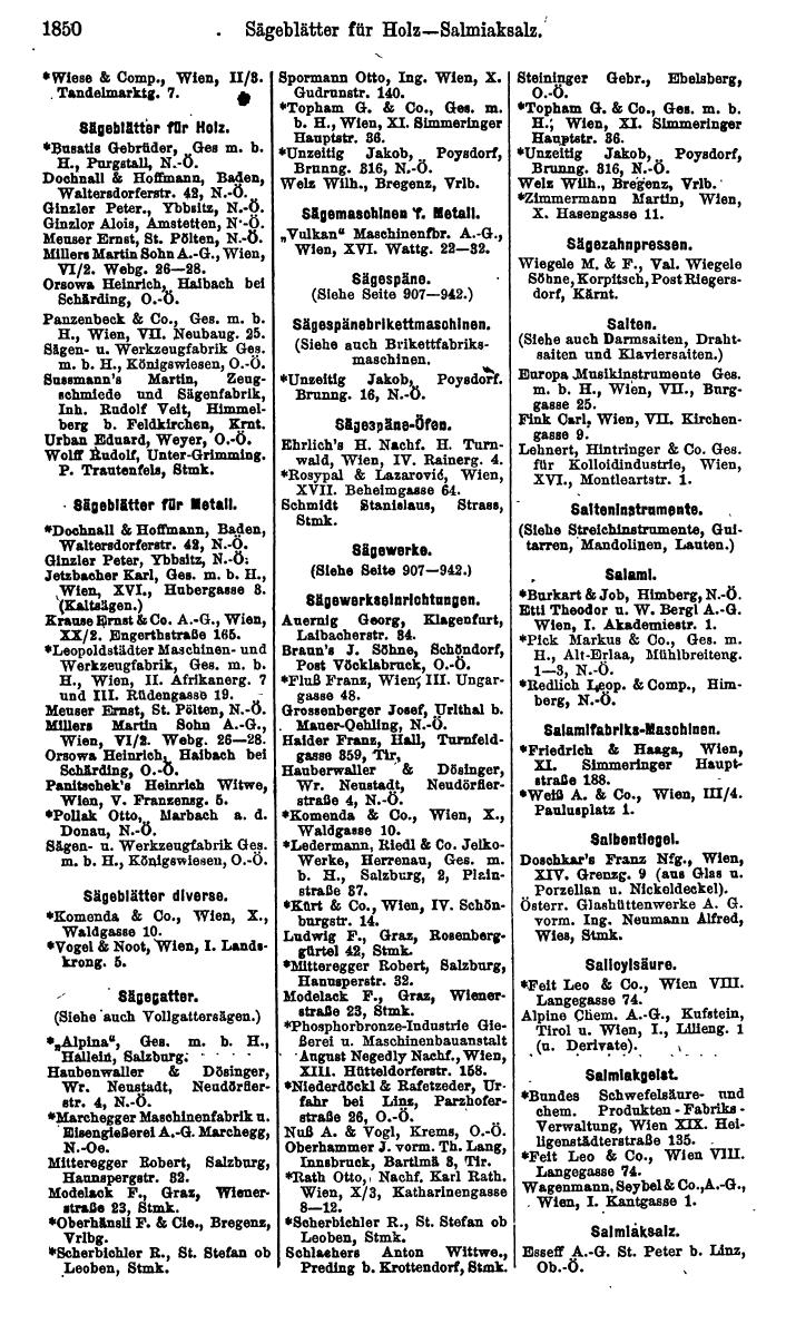 Compass. Finanzielles Jahrbuch 1923, Band IV: Österreich. - Seite 2426