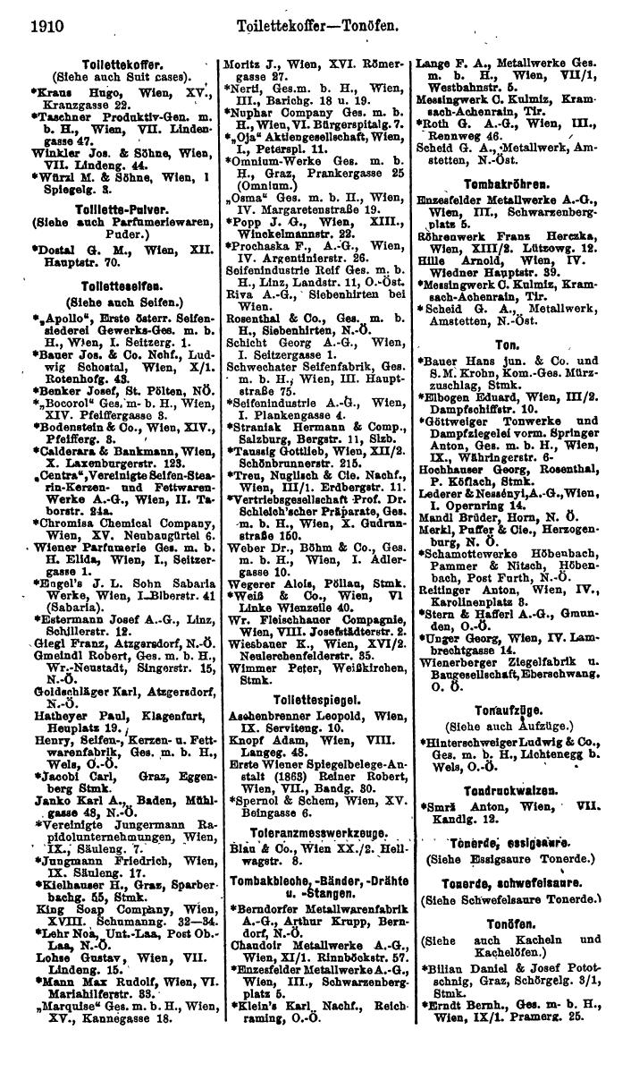 Compass. Finanzielles Jahrbuch 1923, Band IV: Österreich. - Seite 2486