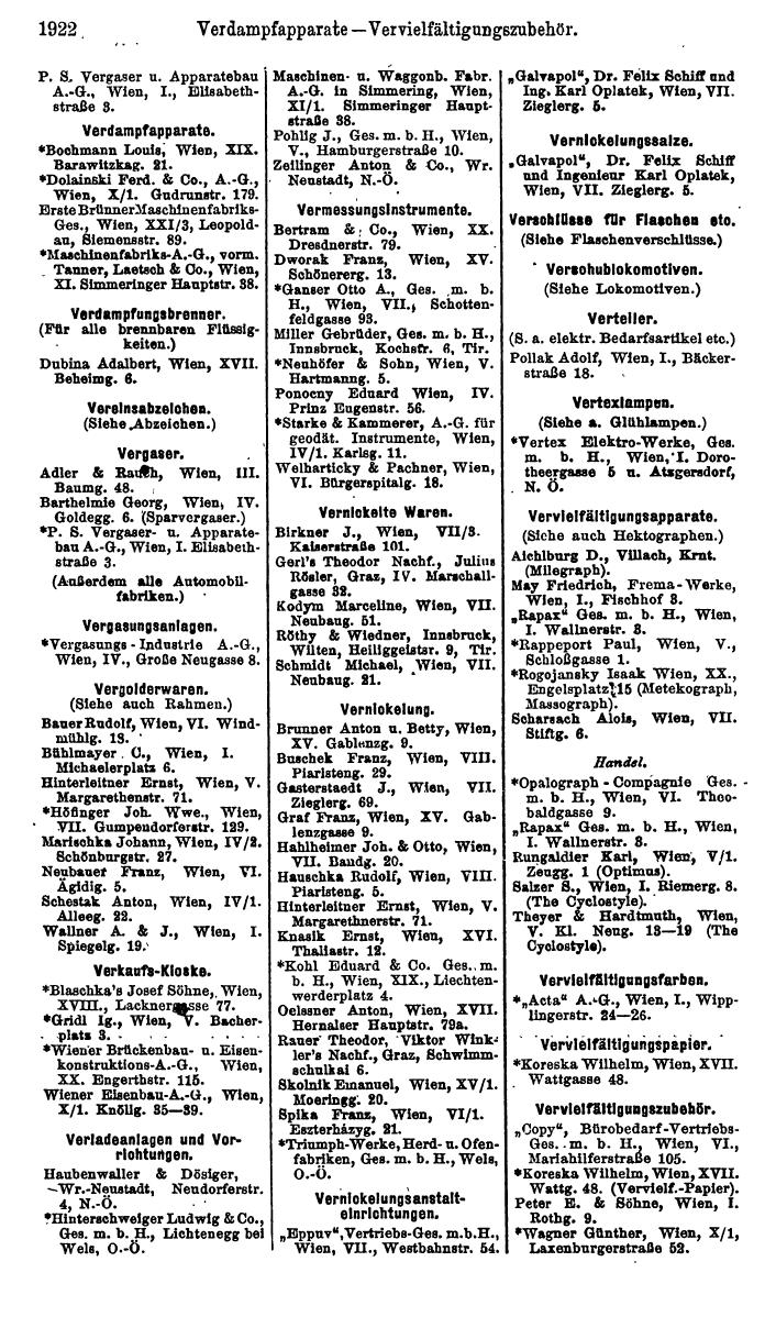 Compass. Finanzielles Jahrbuch 1923, Band IV: Österreich. - Page 2498