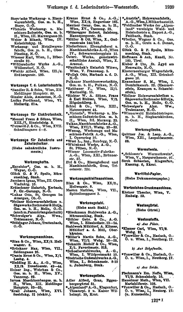 Compass. Finanzielles Jahrbuch 1923, Band IV: Österreich. - Page 2515