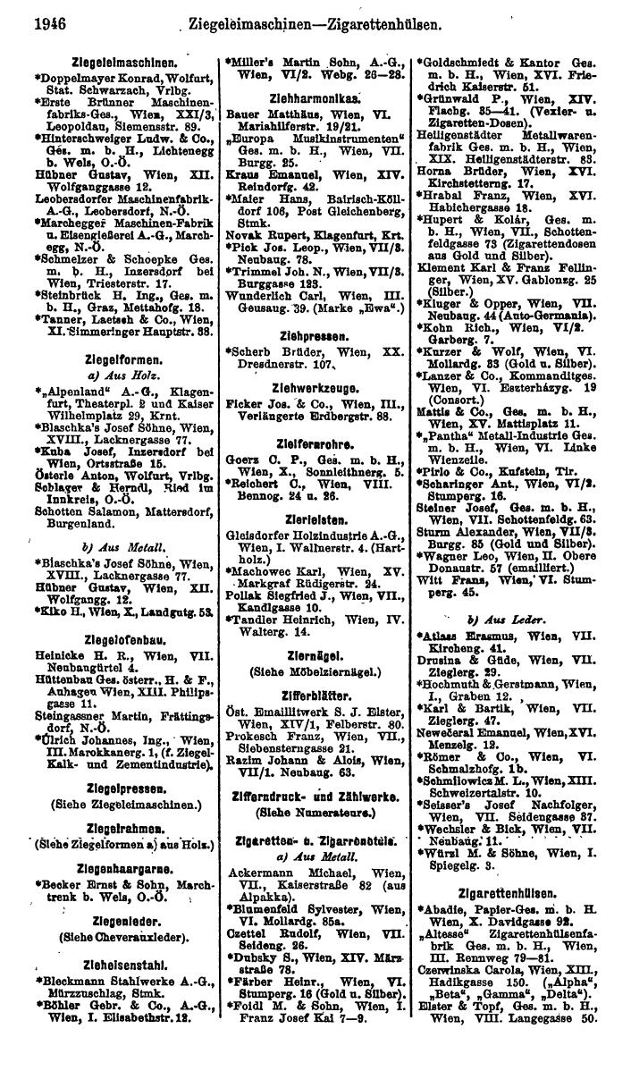 Compass. Finanzielles Jahrbuch 1923, Band IV: Österreich. - Page 2522