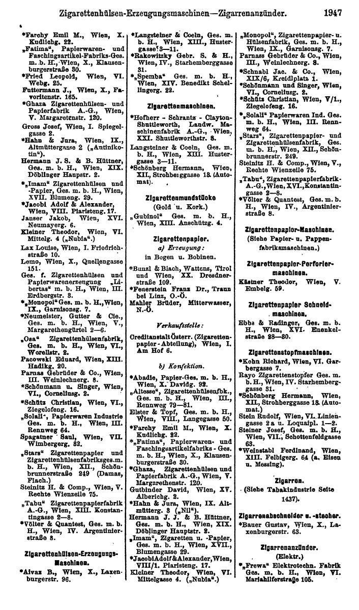 Compass. Finanzielles Jahrbuch 1923, Band IV: Österreich. - Seite 2523