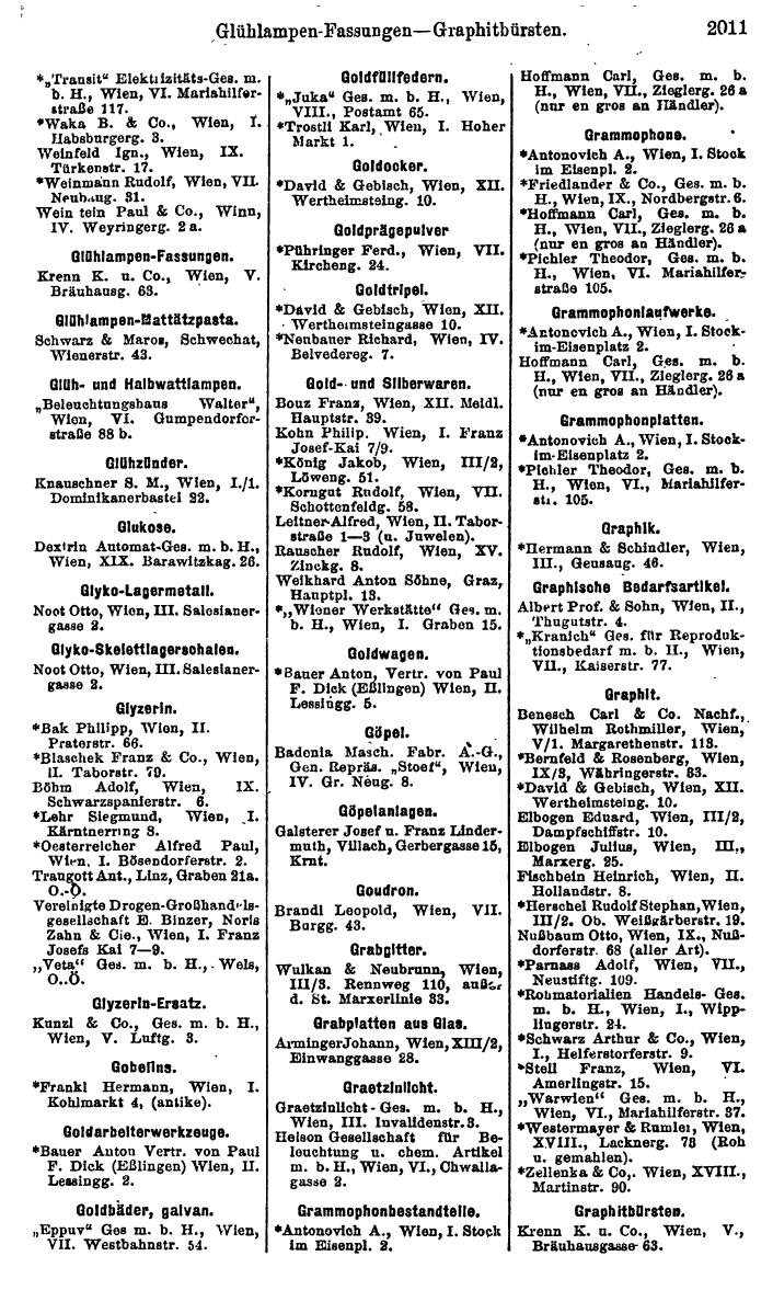 Compass. Finanzielles Jahrbuch 1923, Band IV: Österreich. - Seite 2587