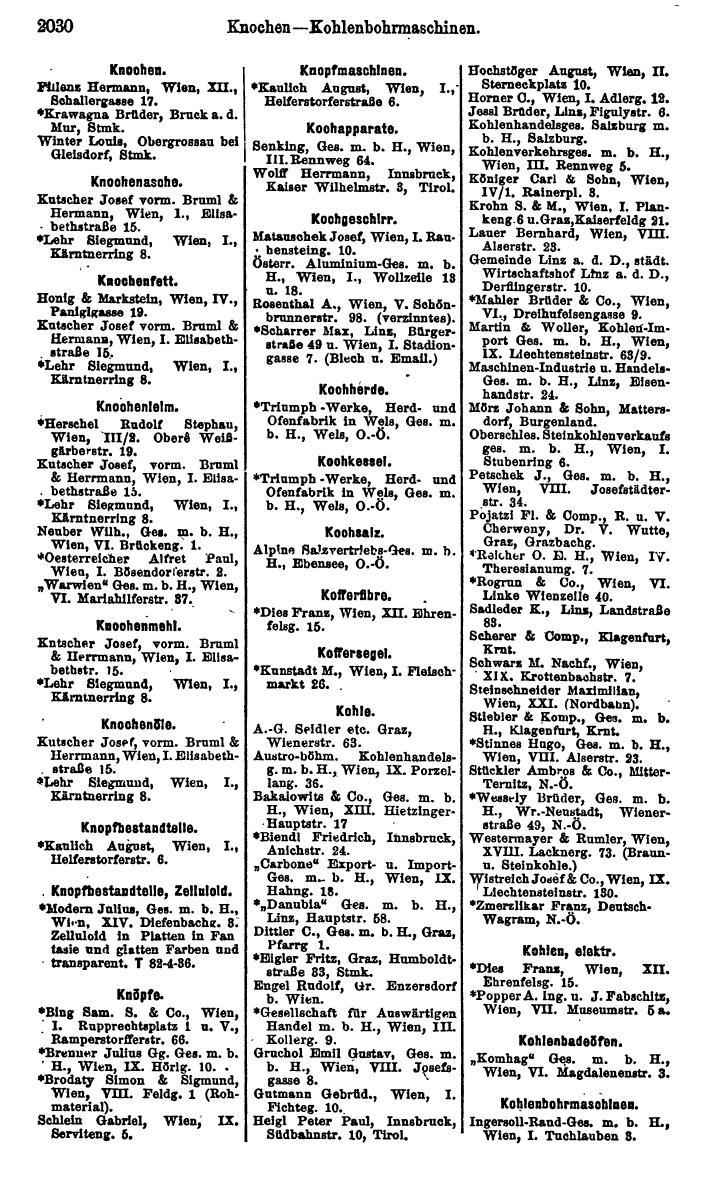 Compass. Finanzielles Jahrbuch 1923, Band IV: Österreich. - Seite 2606