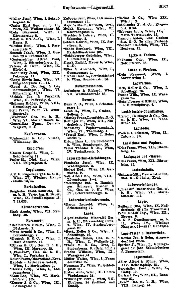 Compass. Finanzielles Jahrbuch 1923, Band IV: Österreich. - Seite 2613