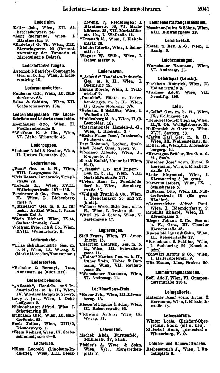 Compass. Finanzielles Jahrbuch 1923, Band IV: Österreich. - Seite 2617