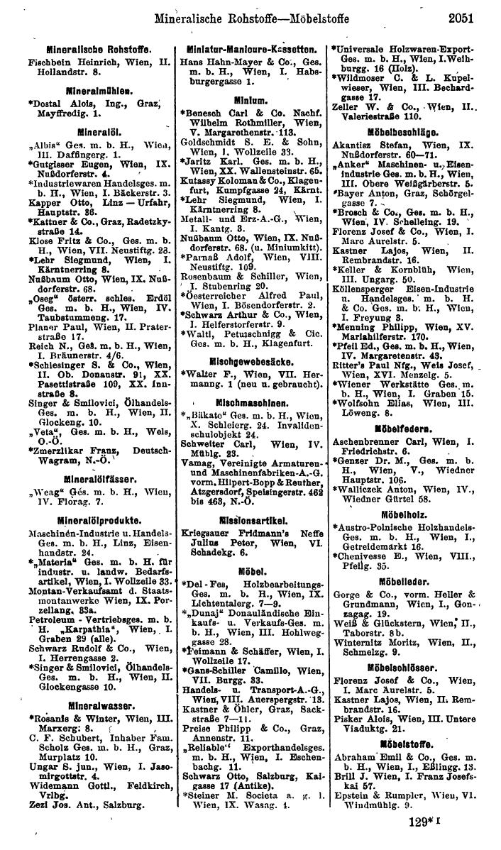 Compass. Finanzielles Jahrbuch 1923, Band IV: Österreich. - Seite 2627