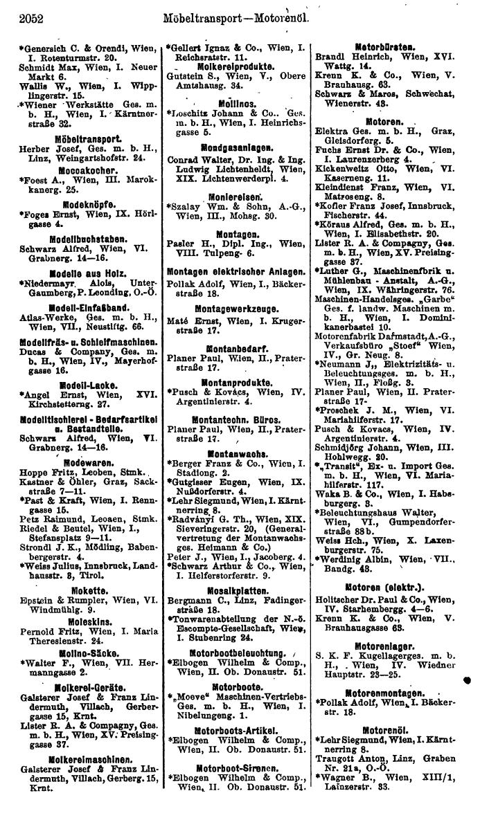 Compass. Finanzielles Jahrbuch 1923, Band IV: Österreich. - Page 2628