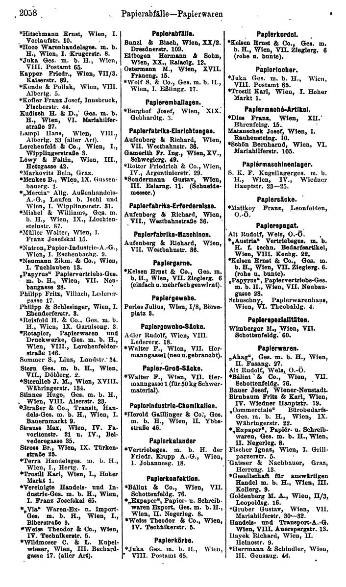 Compass. Finanzielles Jahrbuch 1923, Band IV: Österreich. - Seite 2634