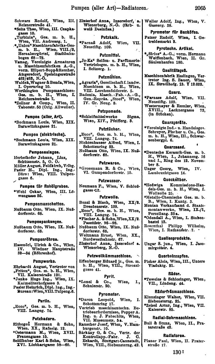 Compass. Finanzielles Jahrbuch 1923, Band IV: Österreich. - Page 2641