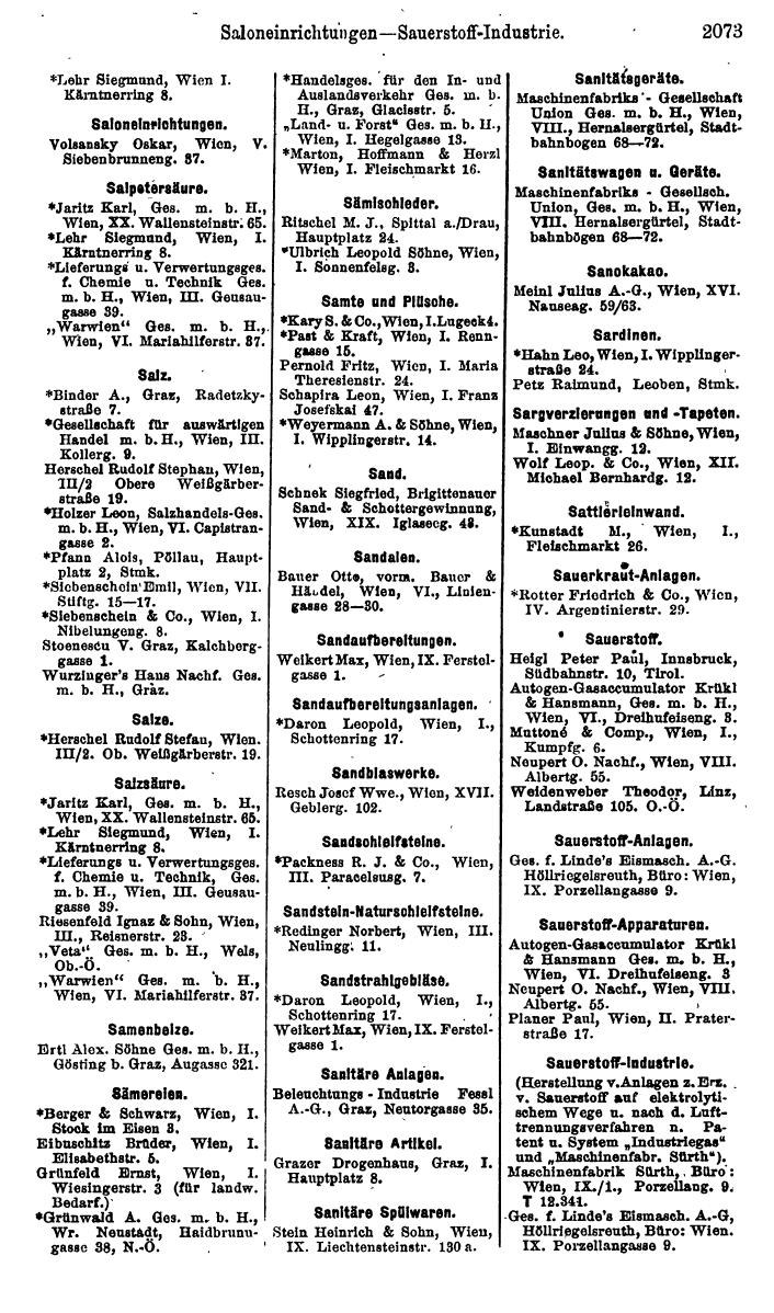 Compass. Finanzielles Jahrbuch 1923, Band IV: Österreich. - Page 2649