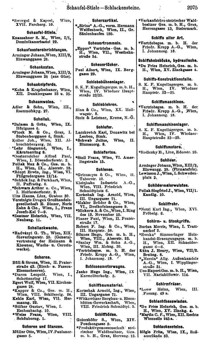 Compass. Finanzielles Jahrbuch 1923, Band IV: Österreich. - Seite 2651