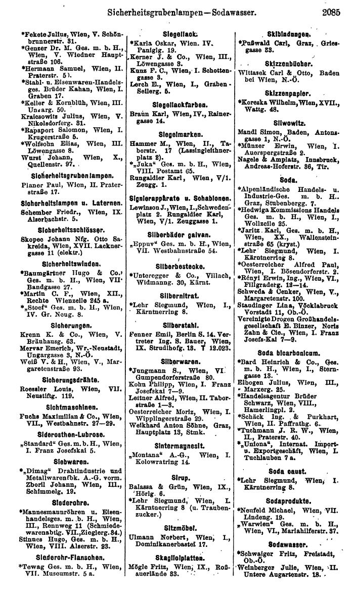 Compass. Finanzielles Jahrbuch 1923, Band IV: Österreich. - Page 2661