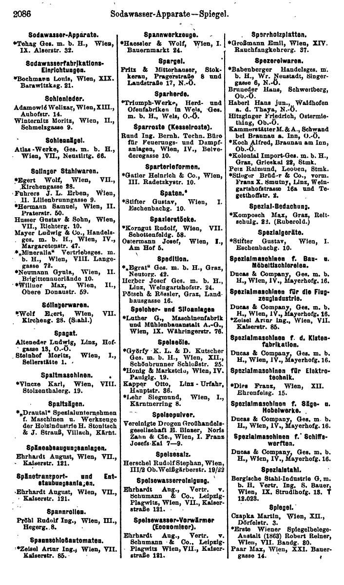 Compass. Finanzielles Jahrbuch 1923, Band IV: Österreich. - Page 2662