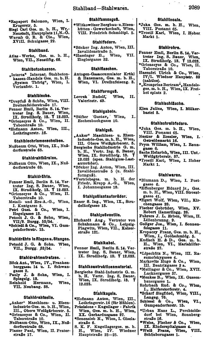 Compass. Finanzielles Jahrbuch 1923, Band IV: Österreich. - Page 2665