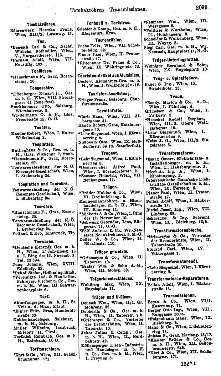 Compass. Finanzielles Jahrbuch 1923, Band IV: Österreich. - Seite 2675