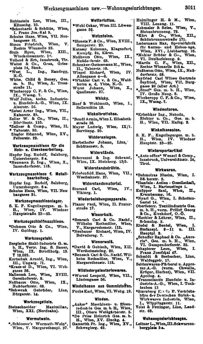 Compass. Finanzielles Jahrbuch 1923, Band IV: Österreich. - Seite 2687