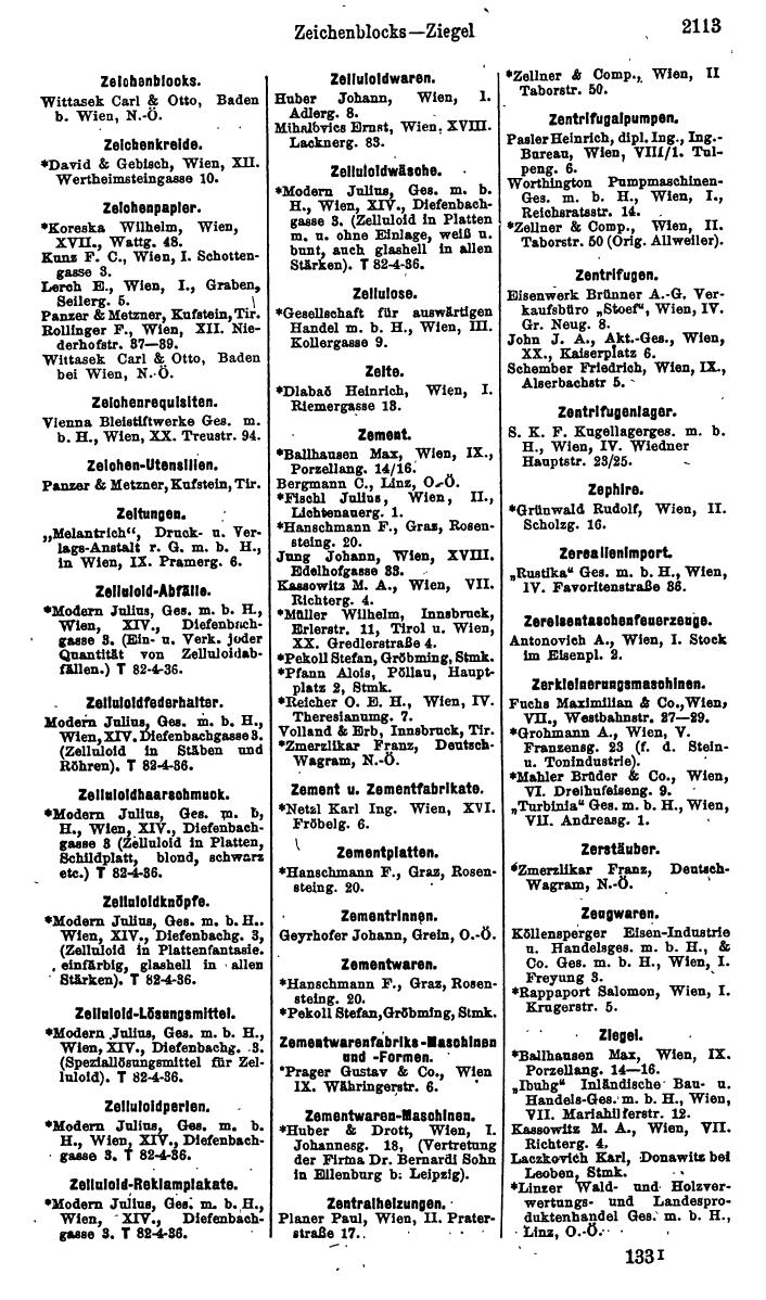 Compass. Finanzielles Jahrbuch 1923, Band IV: Österreich. - Page 2689