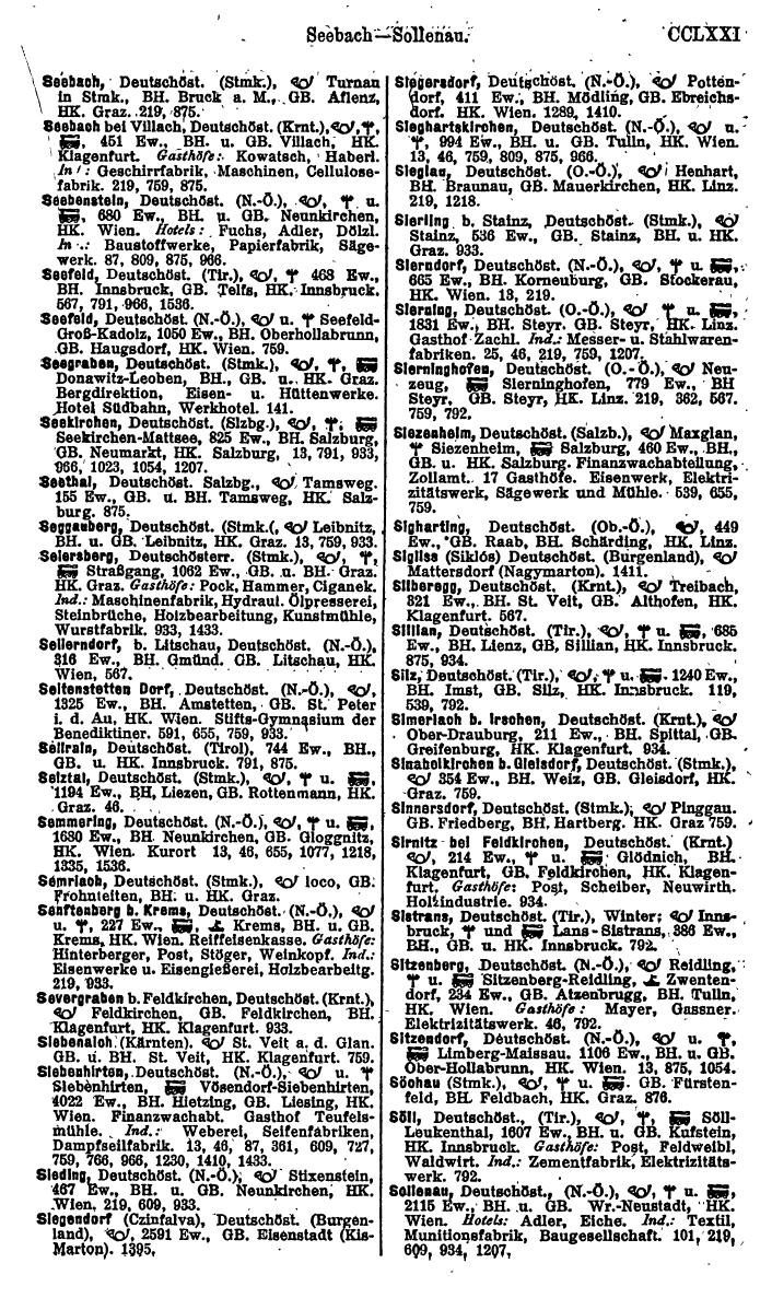 Compass. Finanzielles Jahrbuch 1923, Band IV: Österreich. - Page 277