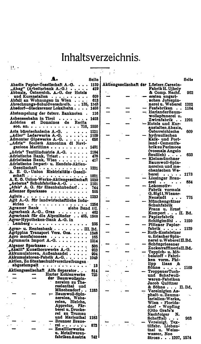 Compass. Finanzielles Jahrbuch 1924, Band I: Österreich. - Seite 19