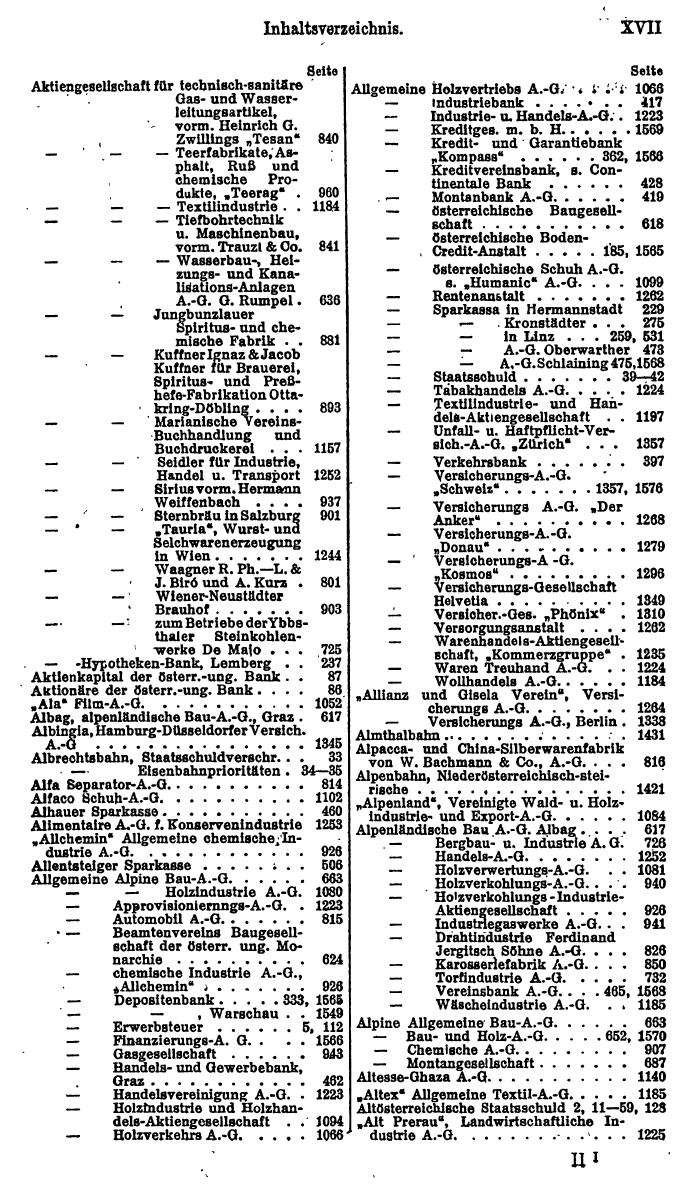 Compass. Finanzielles Jahrbuch 1924, Band I: Österreich. - Seite 21