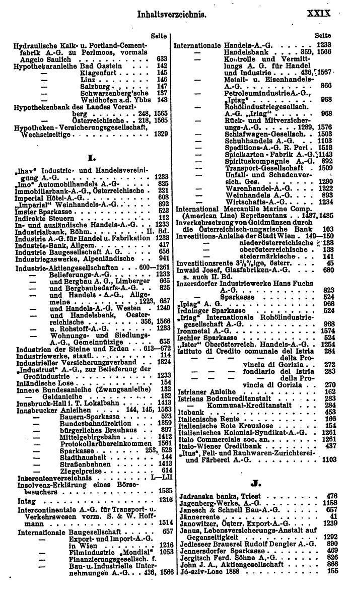 Compass. Finanzielles Jahrbuch 1924, Band I: Österreich. - Seite 33