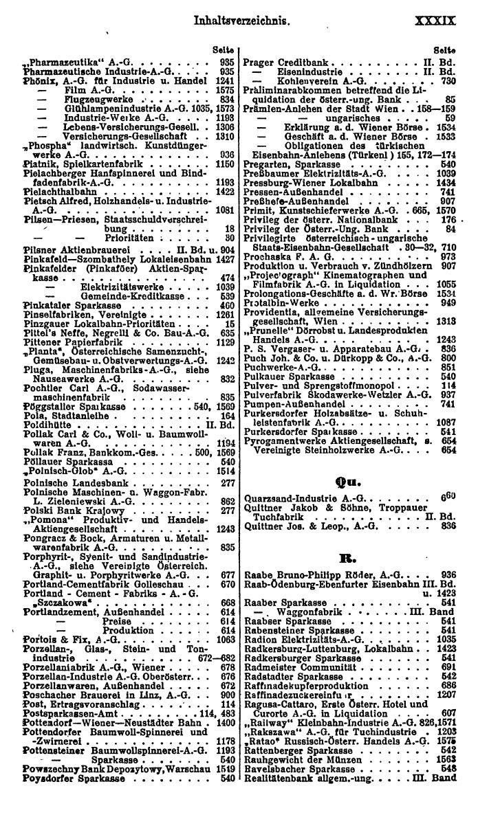 Compass. Finanzielles Jahrbuch 1924, Band I: Österreich. - Page 43
