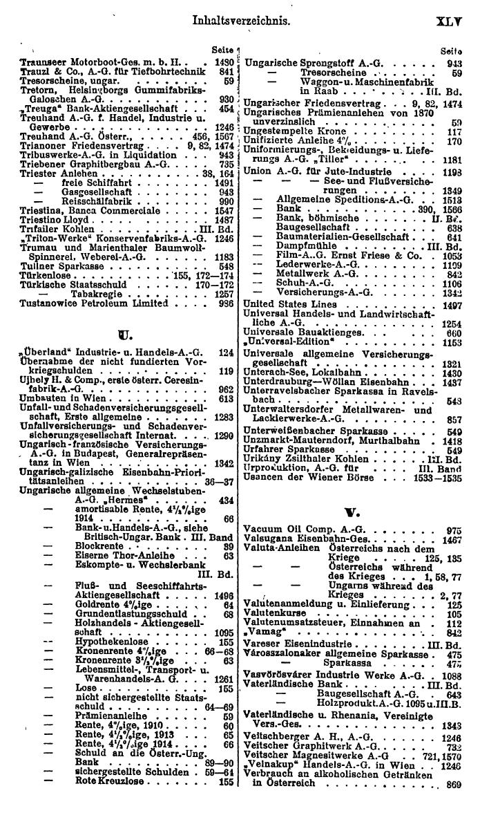 Compass. Finanzielles Jahrbuch 1924, Band I: Österreich. - Seite 49